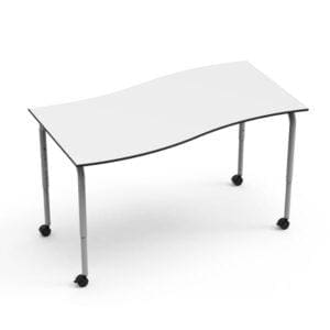 Desk 21 U Retangular em Onda